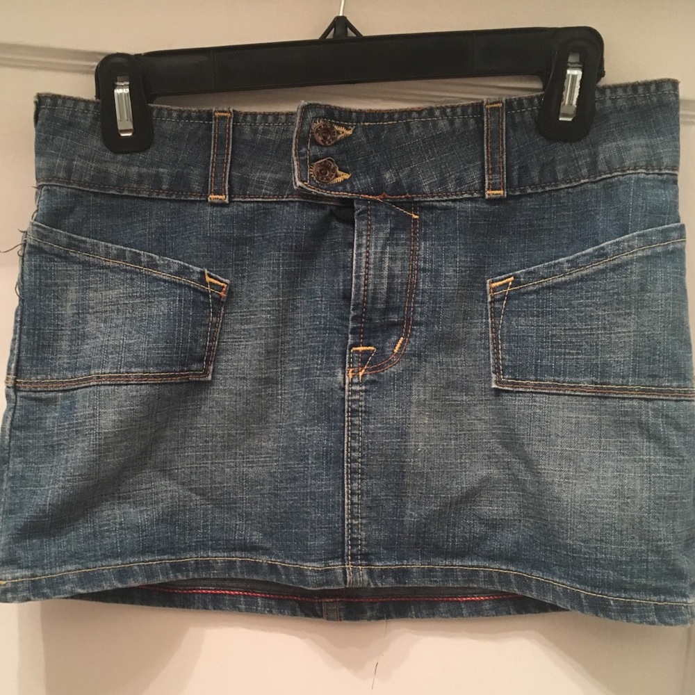 Von Dutch denim miniskirt size small